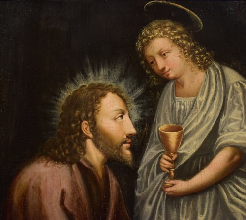 L'agonie de Jésus au jardin de Gethsémani - Artiste flamand du 17e siècle - Romano Ischia